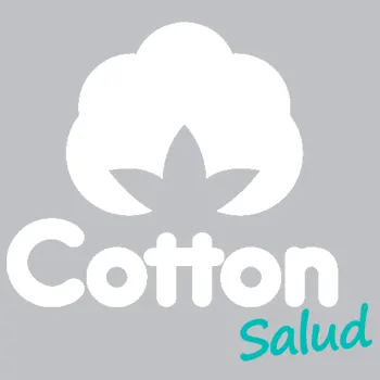Logotipo Cotton Salud gris